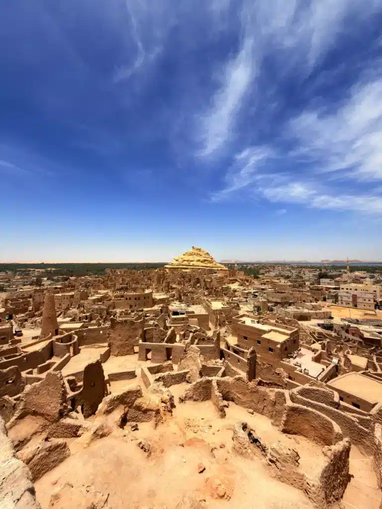 Mud-brick ruins of Shali Fortress, Siwa